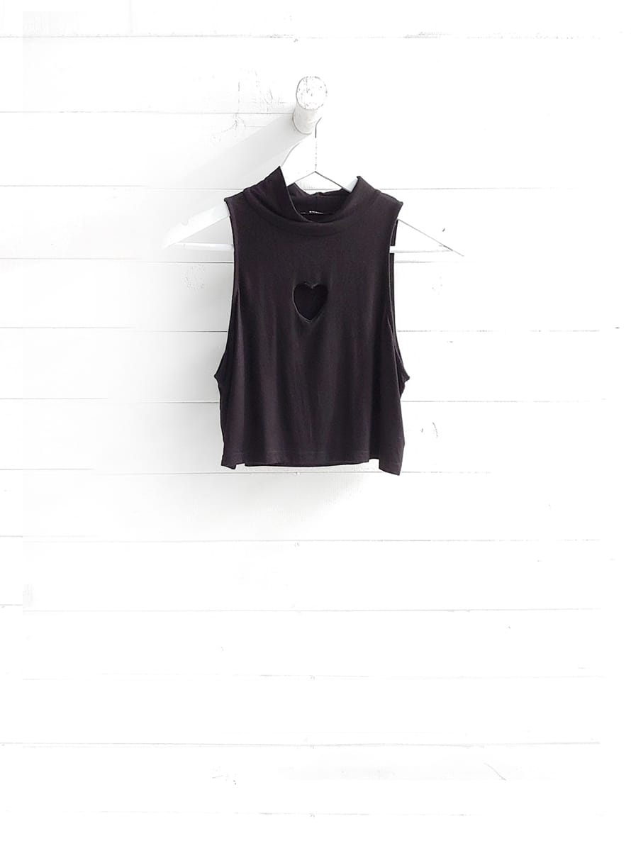 Shein — Top Escote con Abertura de 🖤 · Talla M
