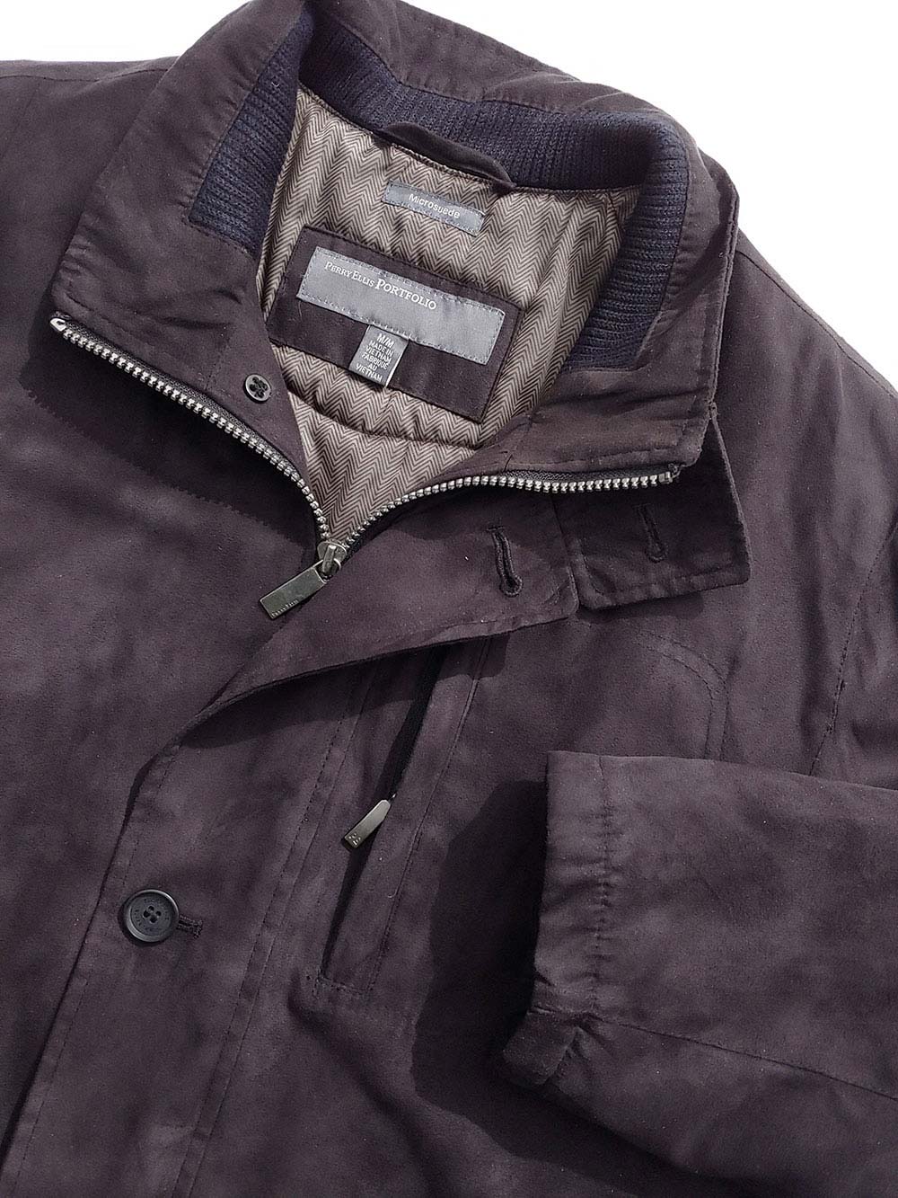 Perry-Ellis-Parka-Hombre-Negro-Clasico-noblemente-03_