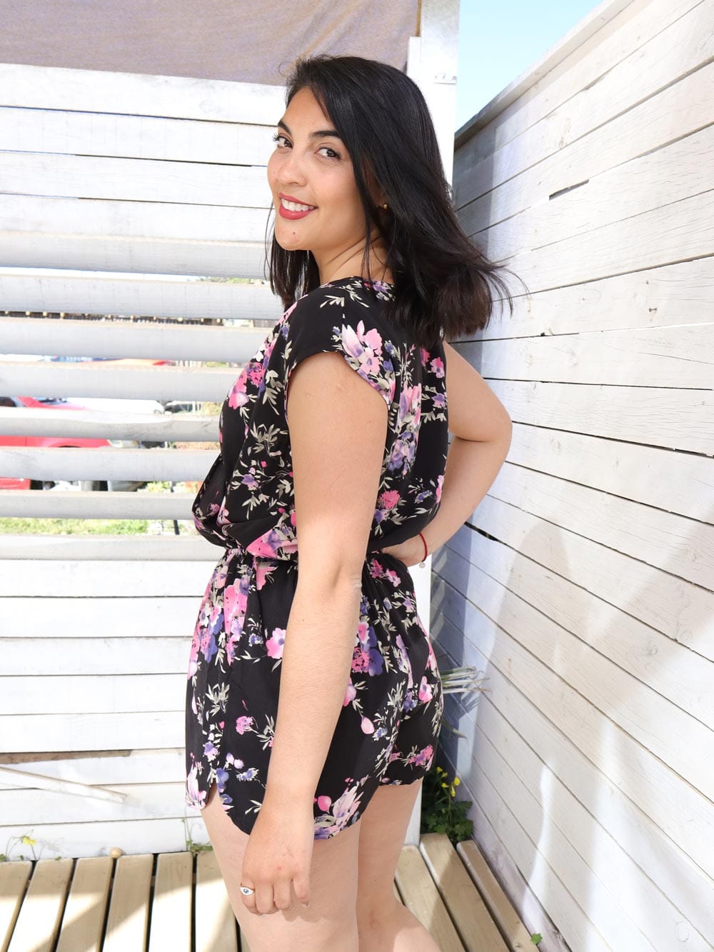 One clothing outlet floral romper