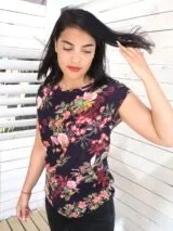 <strong>Street One</strong> Polera Blusa Estampado Floral <br> <strong>Muj M/L</strong>