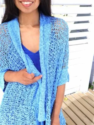 <strong>Sharanel</strong> Cardigan de Punto Calado <br> <strong>Muj M</strong>